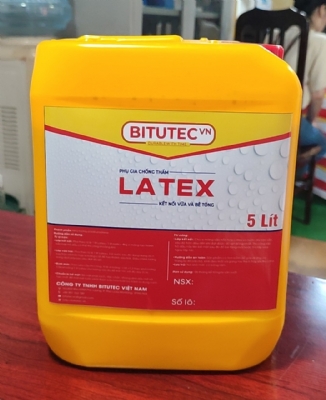 Bitutec-latex phụ gia kết nối và chống thấm cho vữa